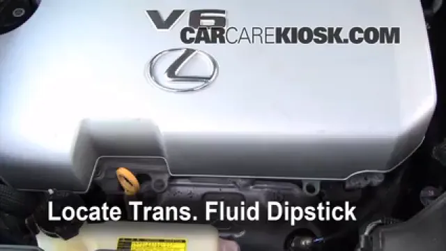 2008 Lexus RX350 3.5L V6 Líquido de transmisión Controlar nivel de líquido